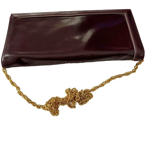 Vintage Antonio Scepi Italian Leather Clutch Shoulder Bag Brown - Picture 3 of 9